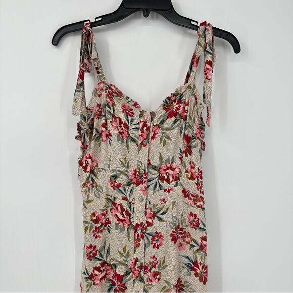 $11SALE!!! Angie Printed High Low Ruffle Hem Dress with Buttons Size S - Picture 8 of 8